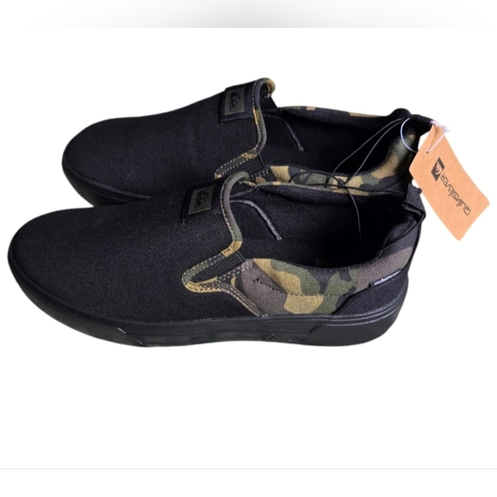 New Quiksilver Black Slip-On Shoes